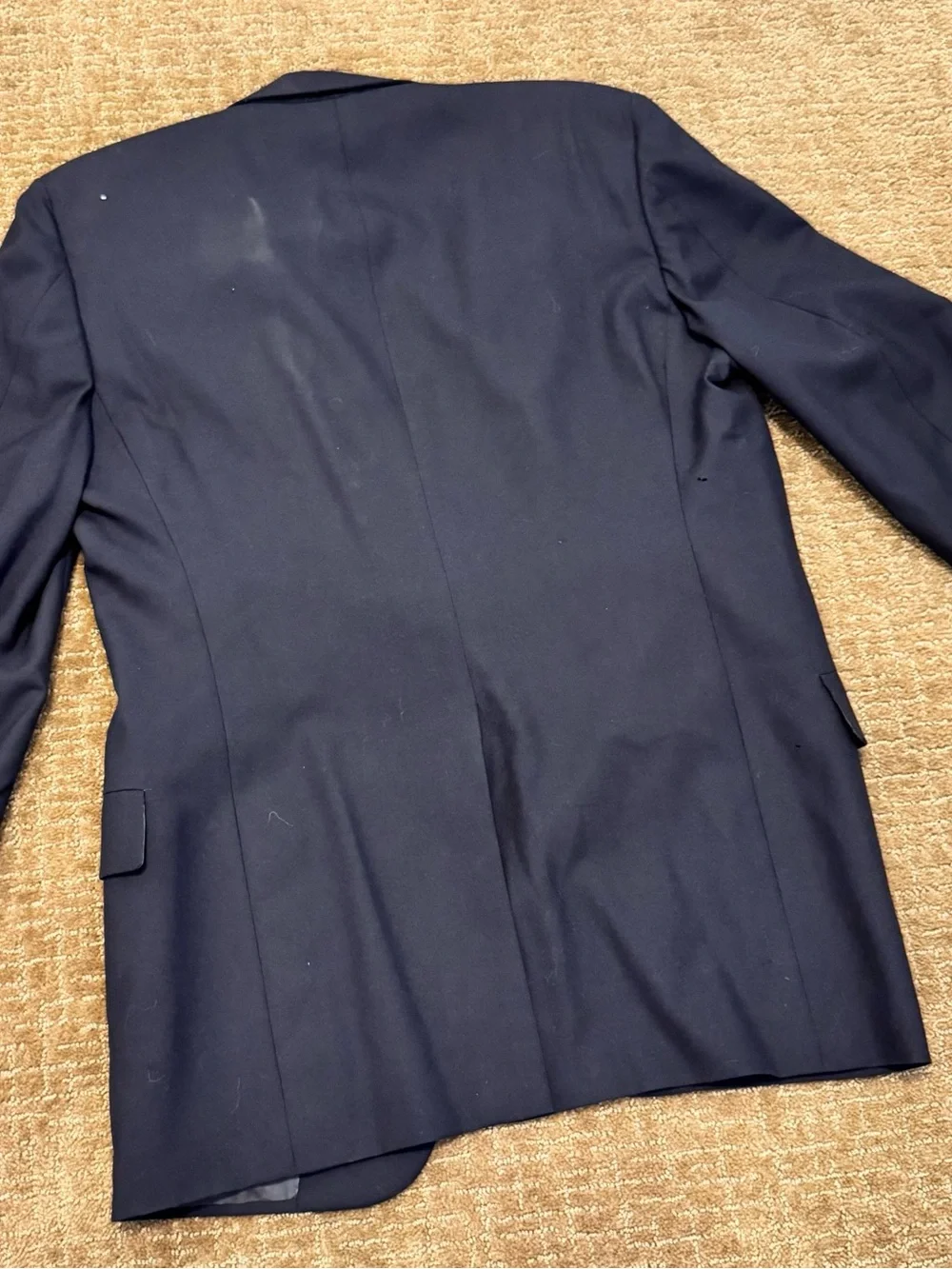 Dior Men's Dark Navy Two-Button Blazer